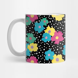 Spots and Flowers Repeat Mug